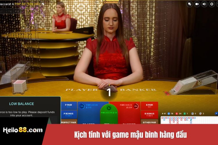 Kịch tính với game mậu binh hàng đầu