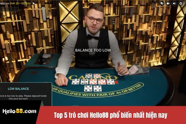 Top 5 trò chơi Hello88 phổ biến nhất hiện nay