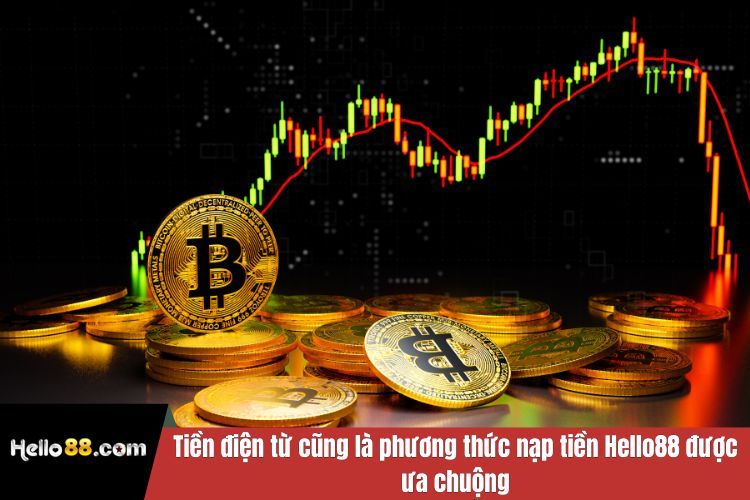 Tiền điện từ cũng là phương thức nạp tiền Hello88 được ưa chuộng