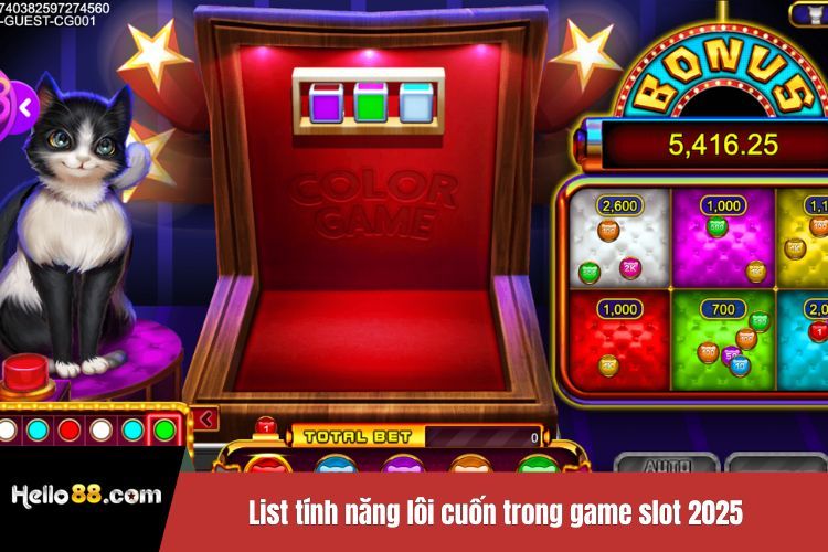 List tính năng lôi cuốn trong game slot 2025